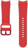 Samsung Watch Strap Sport Band (FKM) - Official Samsung Watch Strap - 20mm - S/M - Red
