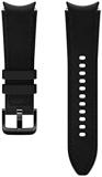Samsung Watch Strap Hybrid Leather Band - Official Samsung Watch Strap - 20mm - S/M - Black