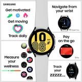 Samsung Galaxy Watch4 Smart Watch, Health Monitoring, Fitness Tracker, Long Lasting Battery, Bluetooth, 44mm, Green (UK Version)