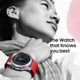 Samsung Galaxy Watch4 Classic Smart Watch, Rotating Bezel, Health Monitoring, Fitness Tracker, 4G, 46mm, Black (UK Version) (Renewed)