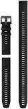 Garmin Replacement Band Size 22mm, 3-pc, Silicone Dive Band, Black