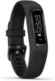 Garmin vívosmart 4, Activity and Fitness Tracker w/Pulse Ox and Heart Rate Monitor, Midnight w/Black Band