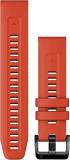 Garmin Fenix 7, 22 mm Quick Fit Flame Red Silicone Band