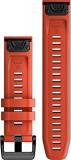 Garmin Fenix 7, 22 mm Quick Fit Flame Red Silicone Band