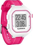 Garmin Forerunner 25 GPS Running Watch with Heart Rate Monitor - Small, White/Pi...