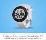 Garmin Forerunner 45S GPS Running Watch with Garmin Coach Training Plan Support - White, Small (Renewed)