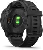 Garmin fenix 6S, Ultimate Multisport GPS Watch, Smaller-Sized, Black with Black Band (Renewed)