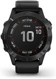 Garmin fenix 6 Pro, Ultimate Multisport GPS Watch, Black with Black Band (Renewe...