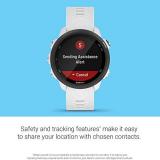Garmin Forerunner 245 Music, GPS Running Smartwatch with Music and Advanced Dynamics, White (Renewed)
