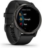 Garmin Venu 2 GPS smartwatch with all-day health monitoring, Slate Bezel with Black Case and Silicone Band