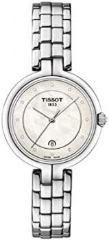 Tissot women's watch Flamingo only time mother of pearl with diamonds T094.210.11.116.01