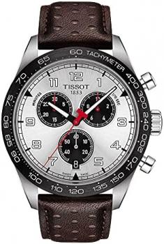 Tissot PRS 516 Men's Chronograph Watch with Leather Strap T131.617.16.032.00
