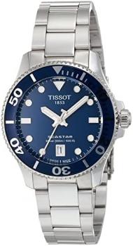 Tissot Seastar 1000 Watch 36 mm only time Man Blue Steel T120.210.11.041.00