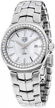 Tag Heuer Link Mother Of Pearl Dial Stainless Steel Ladies Watch WBC1314.BA0600