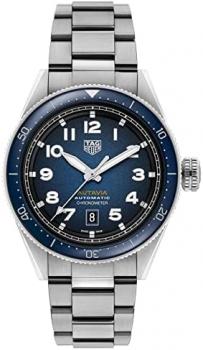 TAG Heuer orologio Autavia 42mm Calibre 5 COSC Ceramica blu automatico Acciaio WBE5116.EB0173