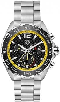 TAG Heuer orologio Formula 1 43mm Nero cronografo quarzo Acciaio CAZ101AC.BA0842