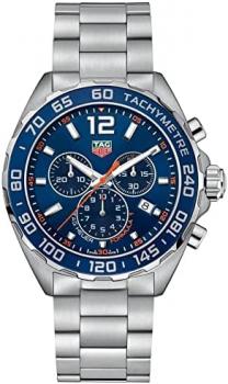 TAG Heuer Men's Formula 1 43mm Steel Bracelet & Case Quartz Blue Dial Analog Watch CAZ1014.BA0842