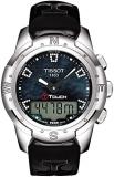 Tissot Womens Analogue-Digital Quartz Watch with Leather Strap T047.220.46.126.00