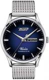 Tissot Visodate Powermatic 80 blue men's watch T118.430.11.041.00 steel