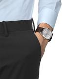 Tissot Mens Gentleman Quartz Stainless Steel Dress Watch Brown T1274101603101, Brown, Quartz Movement