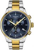 Tissot mens Tissot Chrono XL Stainless Steel Casual Watch Grey, Gold T1166172204100