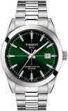 Tissot Men's Gentleman Auto Swiss Automatic Dress Watch with Stainless Steel Strap
