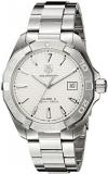 TAG Heuer Men's 'Aquaracer' Swiss Automatic Stainless Steel Casual Watch, Color:Silver-Toned (Model: WAY2111.BA0928)