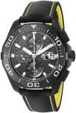TAG Heuer Men's 'Aquaracracer' Swiss Automatic Stainless Steel and Canvas Dress ...