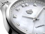 TAG Heuer Carrera Quartz Watch - Diameter 36 mm WBK1318.BA0652, White, 36 mm