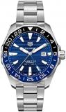 TAG Heuer orologio Aquaracer GMT 43mm Calibre 7 blu automatico Acciaio WAY201T.B...