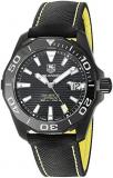 TAG Heuer Men's 41mm Black Canvas Band Steel Case Anti Reflective Sapphire Automatic Watch WAY218A.FC6362