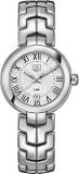 Tag Heuer Link Lady Women's Quartz Watch with White Dial Analogue Display and Si...