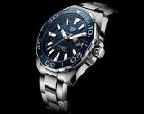 TAG Heuer Men's Aquaracer 43mm Steel Bracelet & Case Automatic Blue Dial Analog Watch WAY201B.BA0927