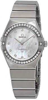 Omega Constellation Manhattan Mother of Pearl Diamond Dial Ladies Watch 131.15.28.60.55.001