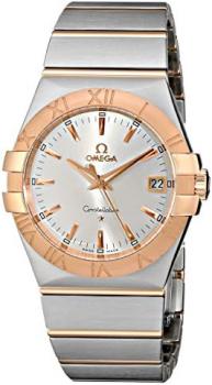 Omega Men's 123.20.35.60.02.001 Constellation Silver Dial Watch, Silver, Quartz Movement