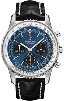Breitling Navitimer 1 B01 Chronograph 43 Blue Dial Men's Watch AB0121211C1P1