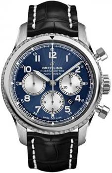 Blue Breitling Navitimer 8 Chronograph B01 Chronometer 43 AB0117131C1P1