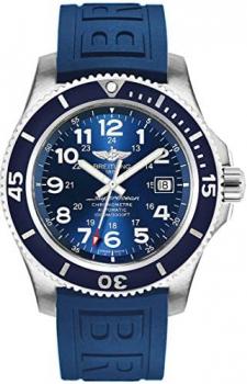Breitling Superocean II 44 Blue Dial Mens Watch A17392D8/C910-157S