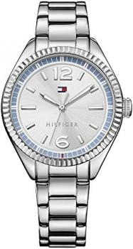 Tommy Hilfiger Women's Quartz Watch with Black Dial Analogue Display Quartz Stainless Steel 1781519