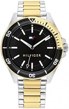 Tommy Hilfiger Analogue Quartz Watch for Men with Two-Tone Stainless Steel Bracelet - 1792013