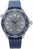 Omega Seamaster Diver 300M 42mm Steel Rubber Grey Mens Watch 210.32.42.20.06.001