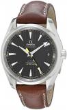 OMEGA MEN'S 42MM LEATHER BAND STEEL CASE AUTOMATIC WATCH 231.12.42.21.01.001
