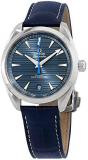 Omega Seamaster Aqua Terra Stainless Steel Men's Watch on Blue Strap 220.13.41.2...