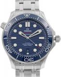 Omega Seamaster Diver 300M Steel Blue Dial Mens Watch 210.30.42.20.03.001