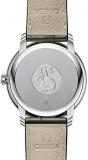 Omega De Ville Prestige Silver Dial Men's Leather Watch 424.13.40.21.02.004