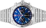 Breitling Chronomat B01 Blue Dial Mens Watch AB0134101C1A1, blue