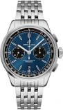 Breitling Premier B01 Chronograph 42 Men's Watch AB0118221C1A1, Blue, Premier B0...