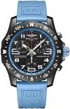 Breitling Endurance Pro Breitlight Light Blue Black Super Quartz Watch X82310281B1S1, blue, Quartz Watch