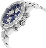 Breitling Galactic Chronograph Blue Dial Stainless Steel Mens Watch A1336410-C645SS, Blue
