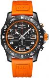 Breitling Endurance Pro Chronograph Quartz Black Dial Men's Watch X82310A51B1S1, Orange, Chronograph,Quartz Movement